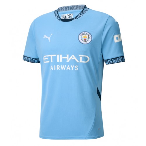 Fotbalové Dres Manchester City Domácí 2024-25 Krátký Rukáv